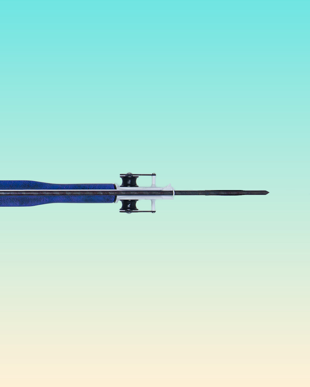 90cm Soriatec Single Roller Speargun Blue/Purple Matte