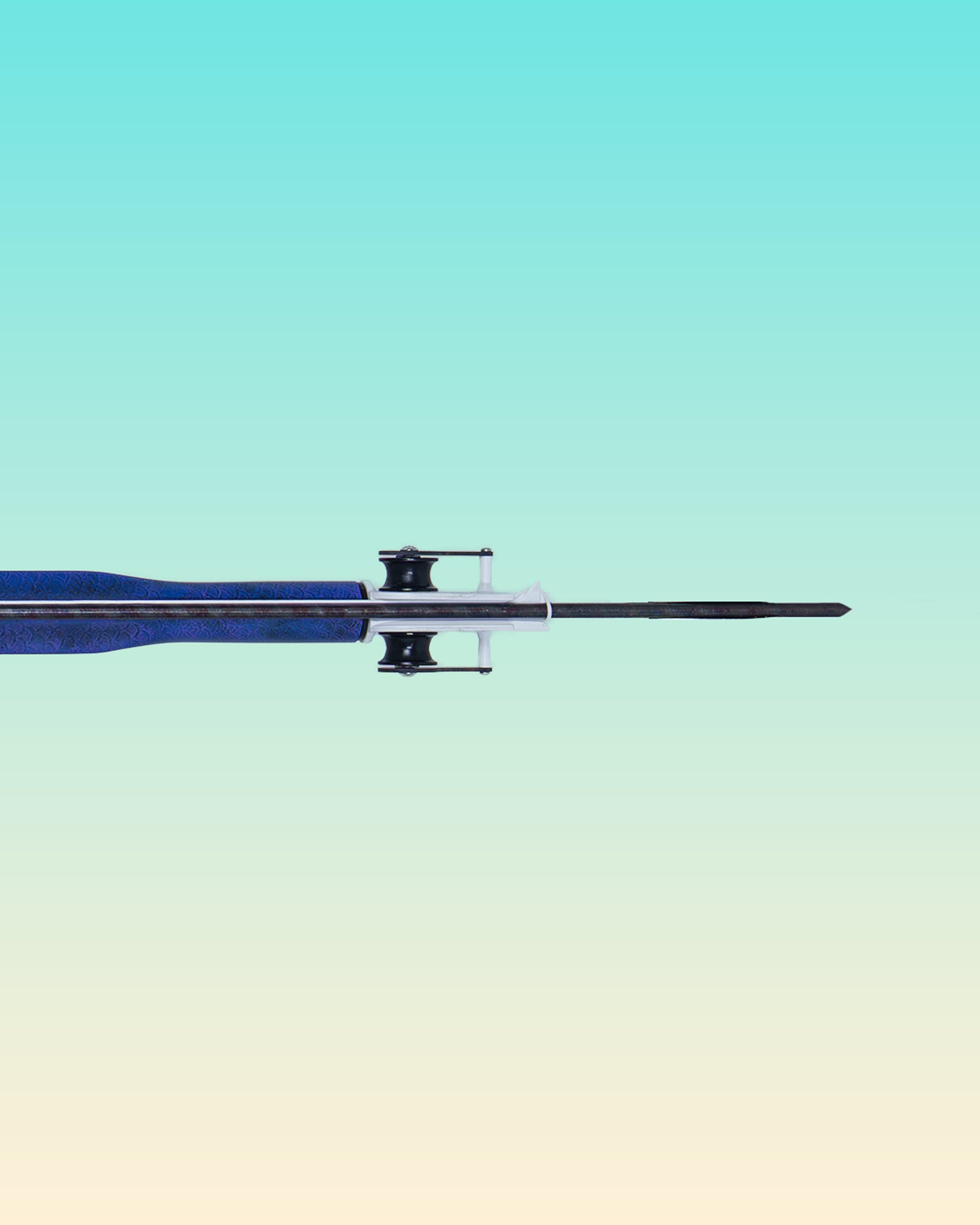 90cm Soriatec Single Roller Speargun Blue/Purple Matte
