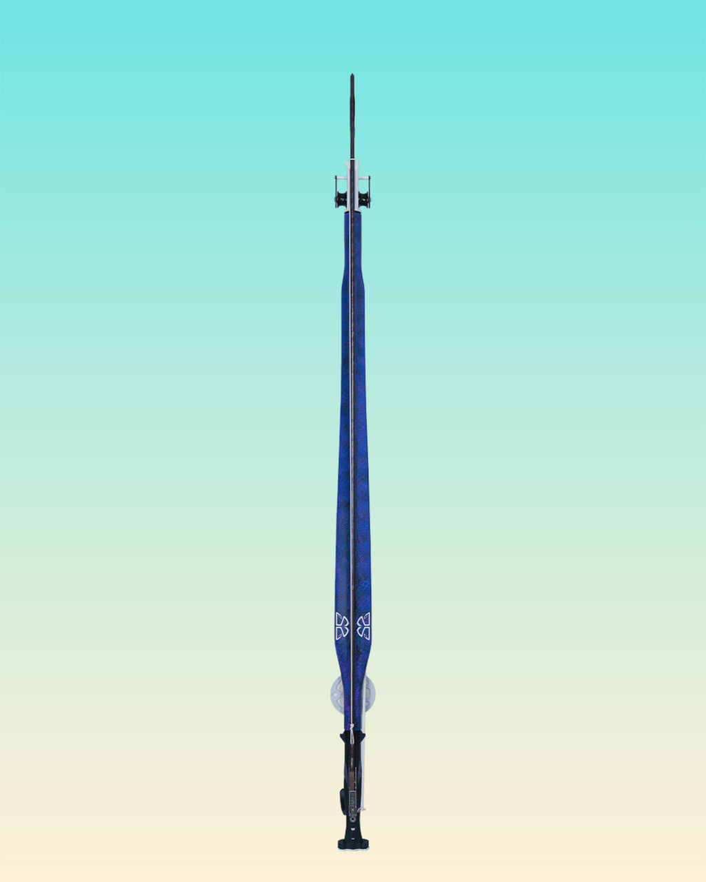 90cm Soriatec Single Roller Speargun Blue/Purple Matte