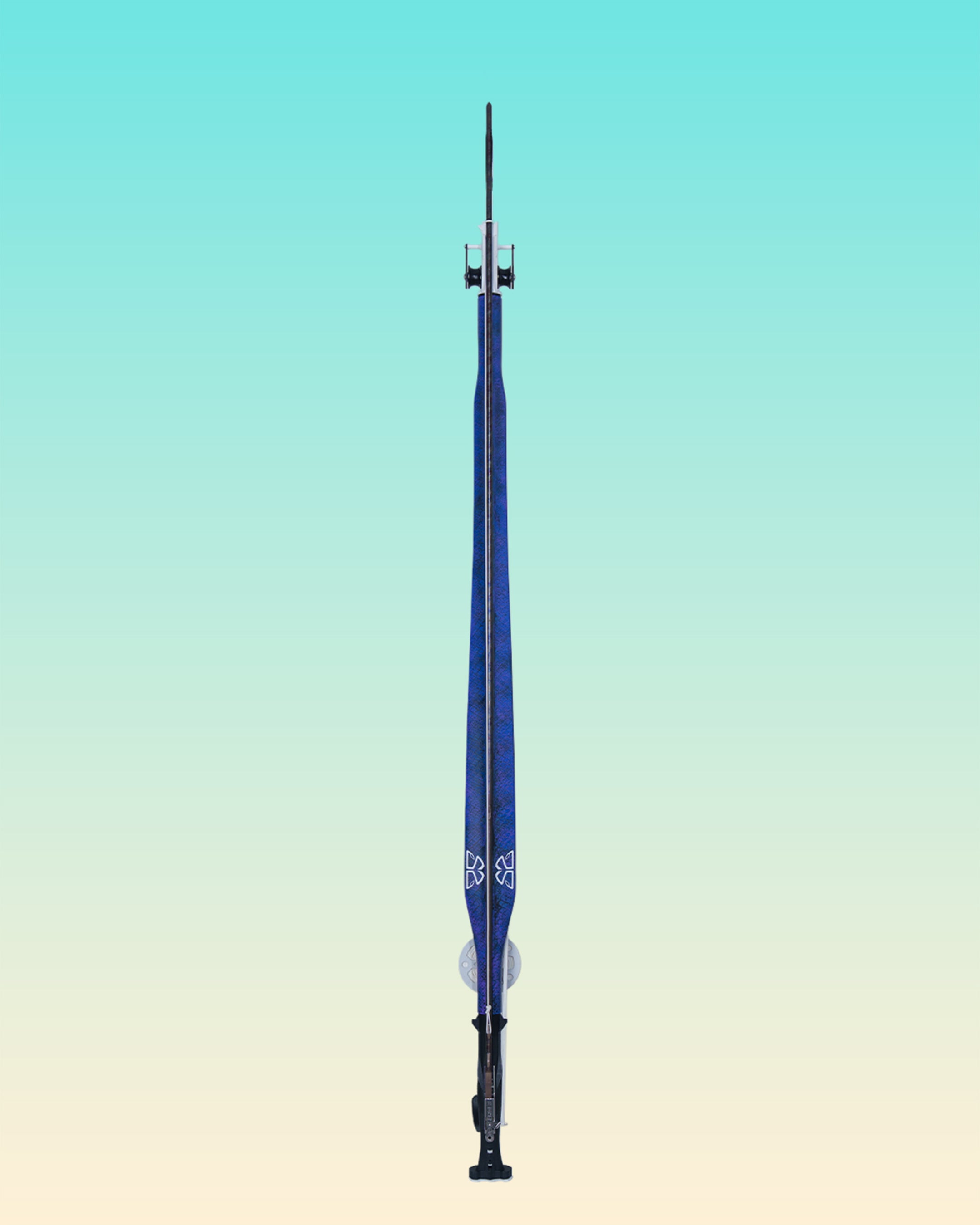 90cm Soriatec Single Roller Speargun Blue/Purple Matte