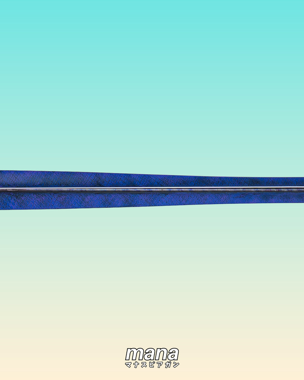 90cm Soriatec Single Roller Speargun Blue/Purple Matte