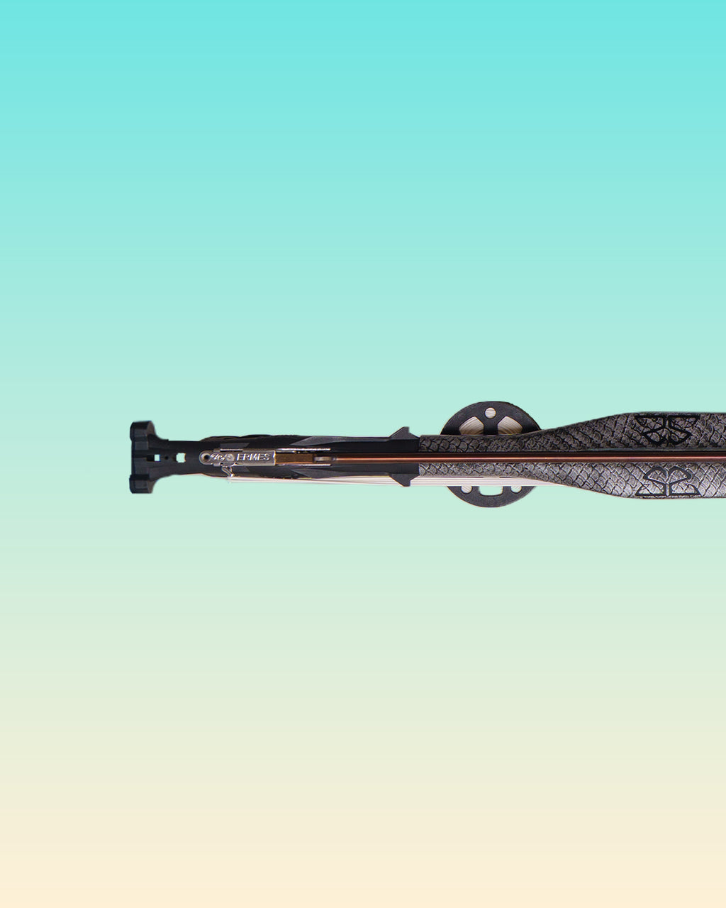 100cm Soriatec Single Roller Speargun Black