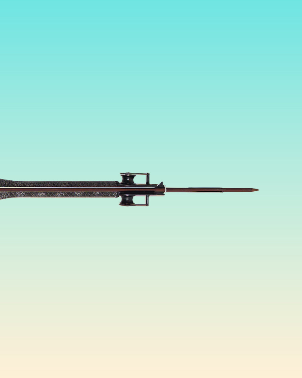 100cm Soriatec Single Roller Speargun Black