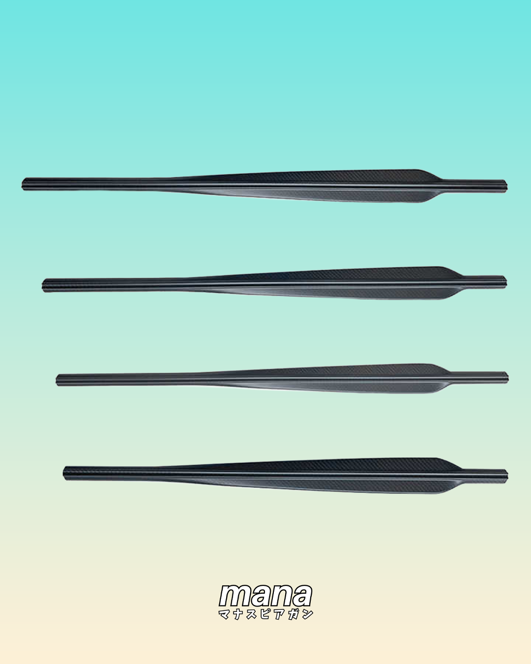 100cm Custom Carbon Fiber Cuttlefish Speargun Barrel (26mm ID)