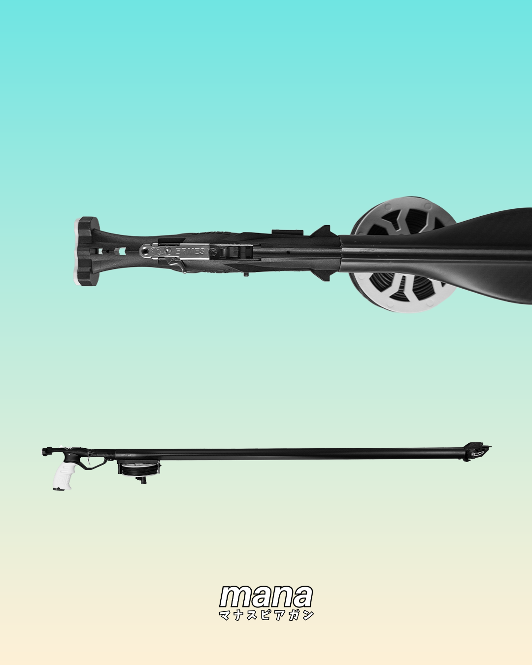 100cm Single Roller Custom Carbon Fiber Cuttlefish Speargun