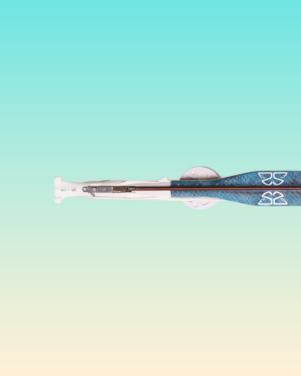 100cm Soriatec Single Roller Speargun Tiffany Blue
