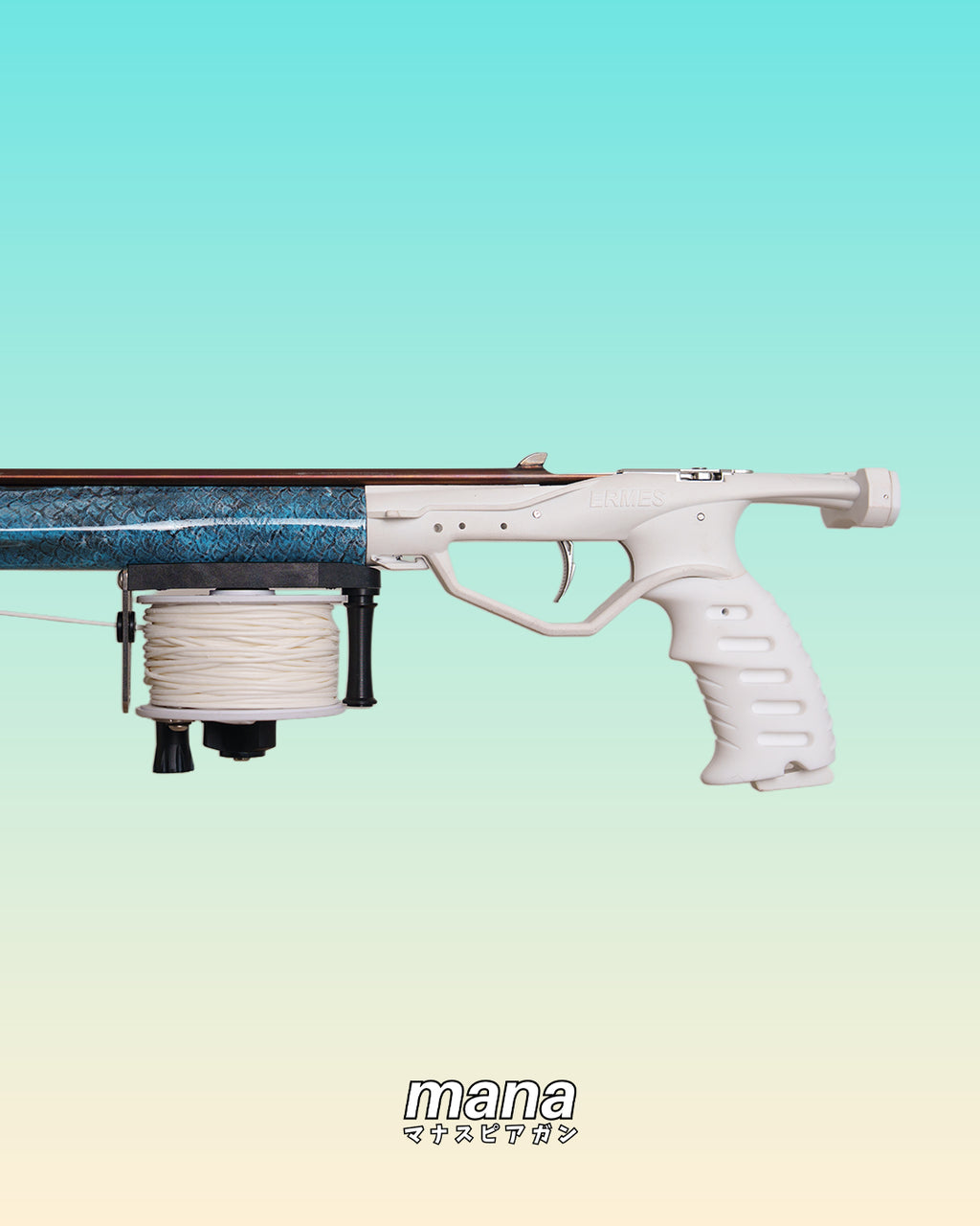 100cm Soriatec Single Roller Speargun Tiffany Blue