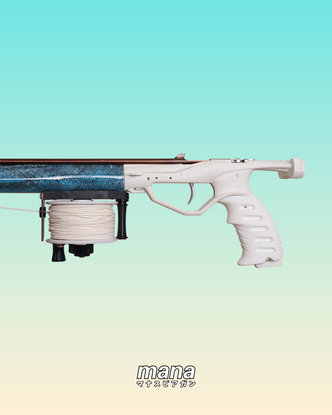 100cm Soriatec Single Roller Speargun Tiffany Blue